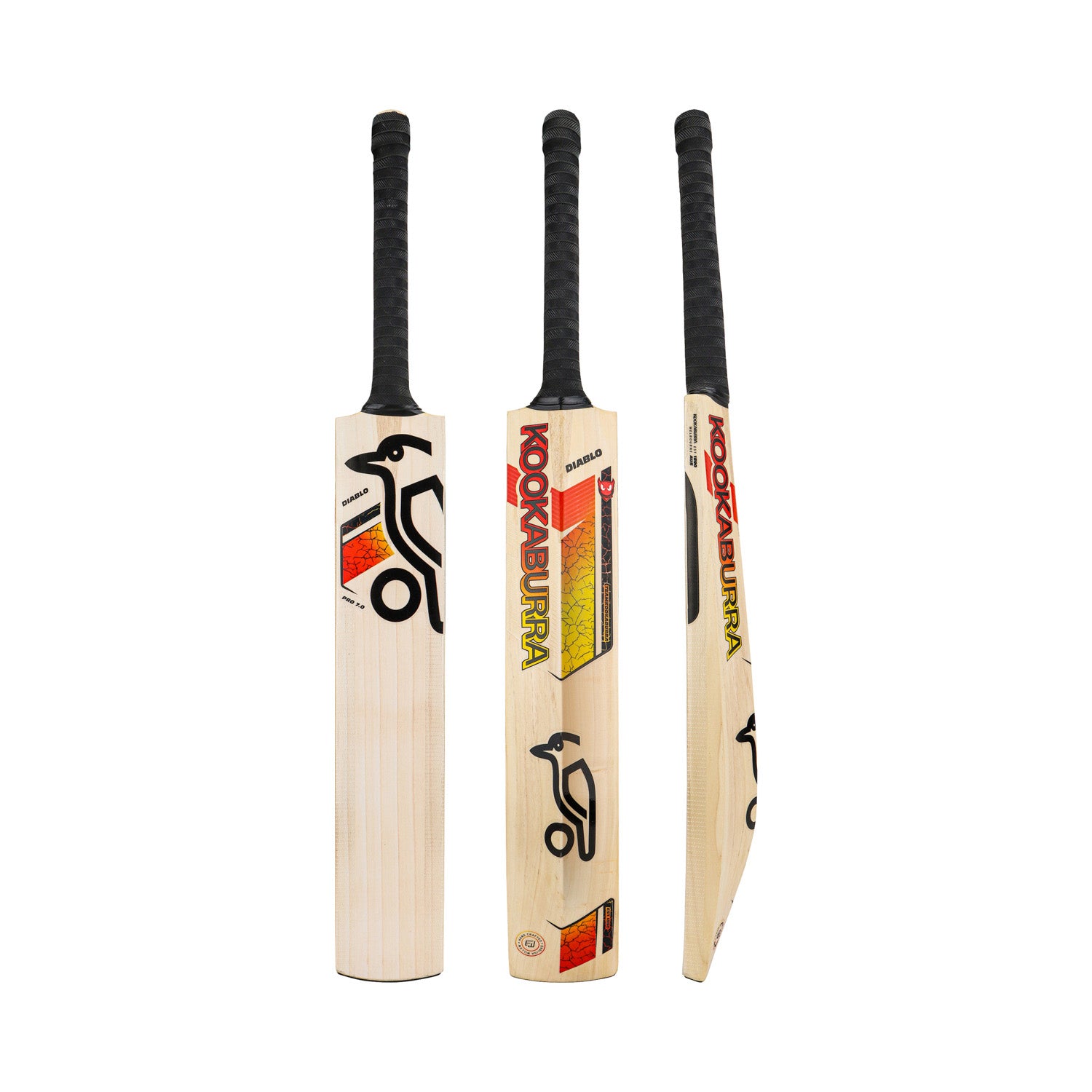 Kookaburra Diablo Pro 7.0 Cricket Bat - Adult Long Blade