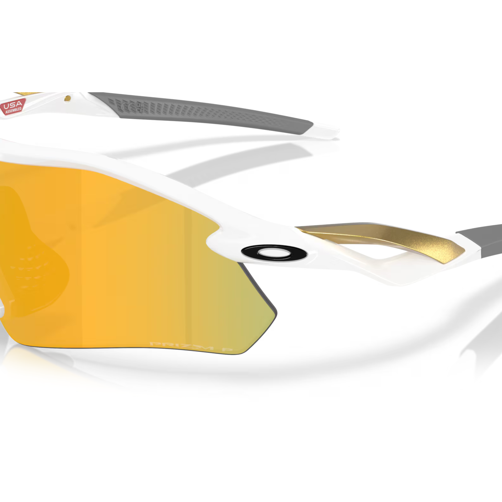 Oakley RADAR PLATE Polished White - Prizm 24K Polarized Sunglasses