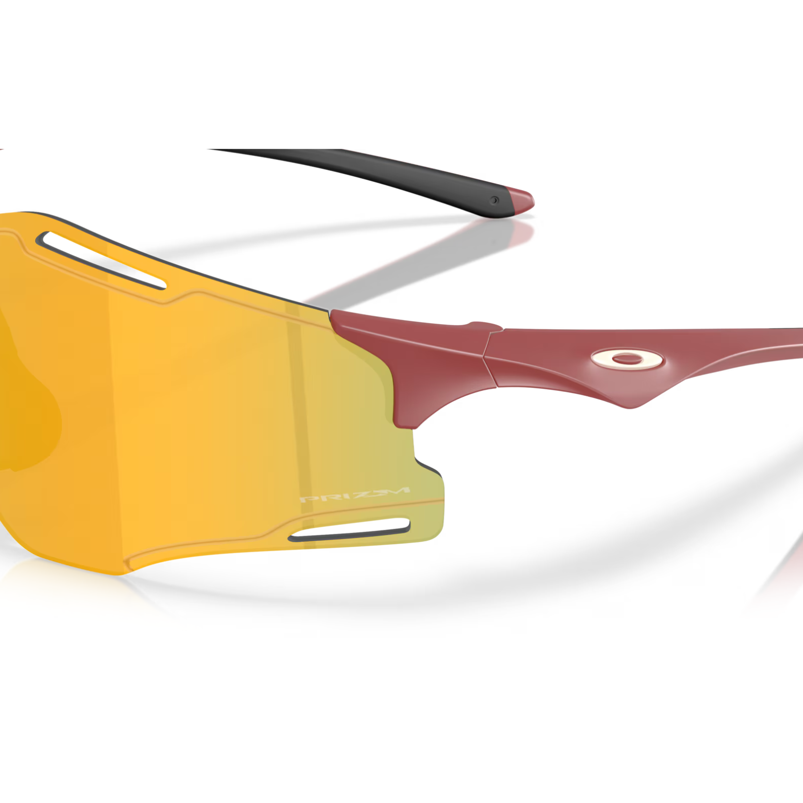 Oakley CYBR ZERO Matte Iron Red - Prizm 24K Sunglasses