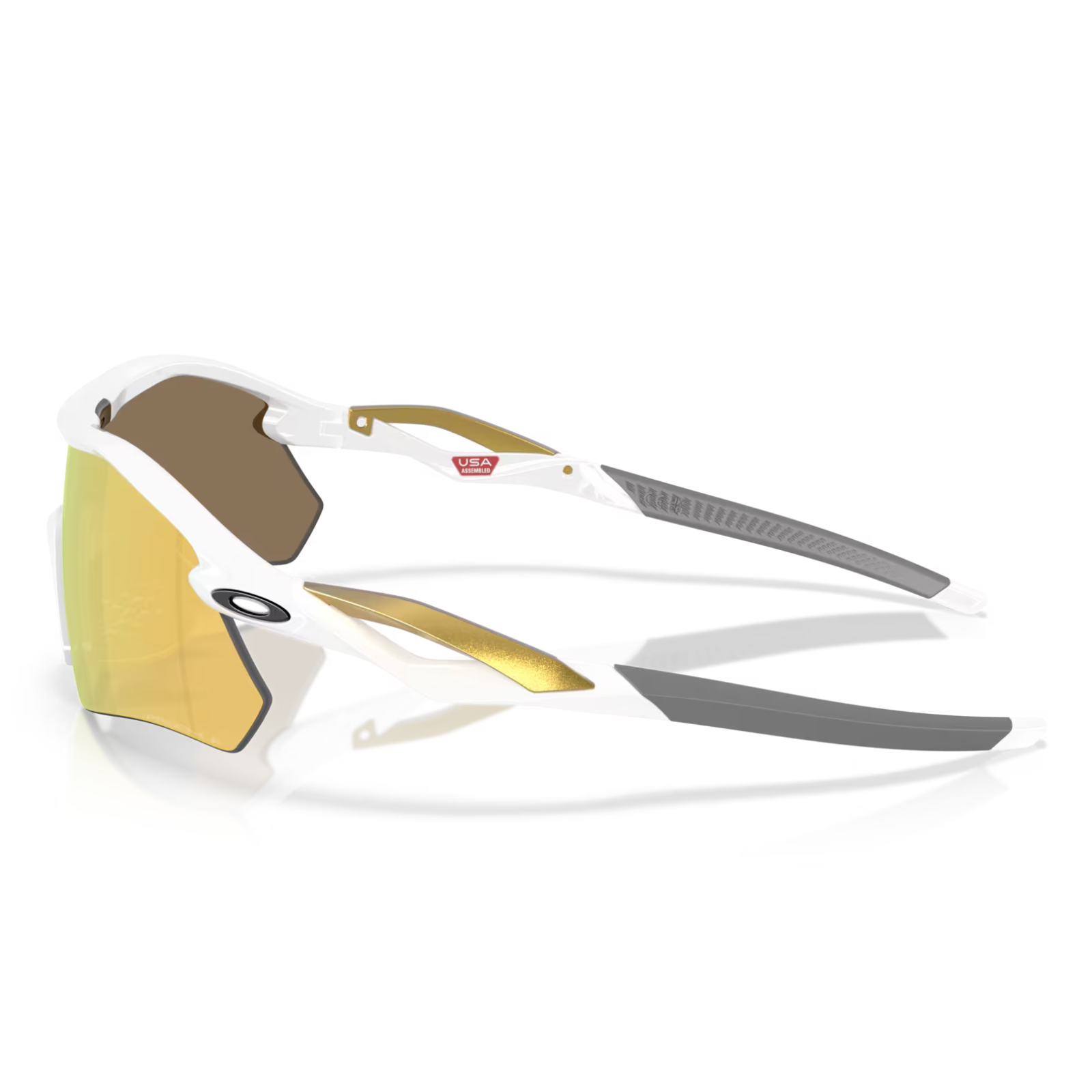 Oakley RADAR PLATE Polished White - Prizm 24K Polarized Sunglasses