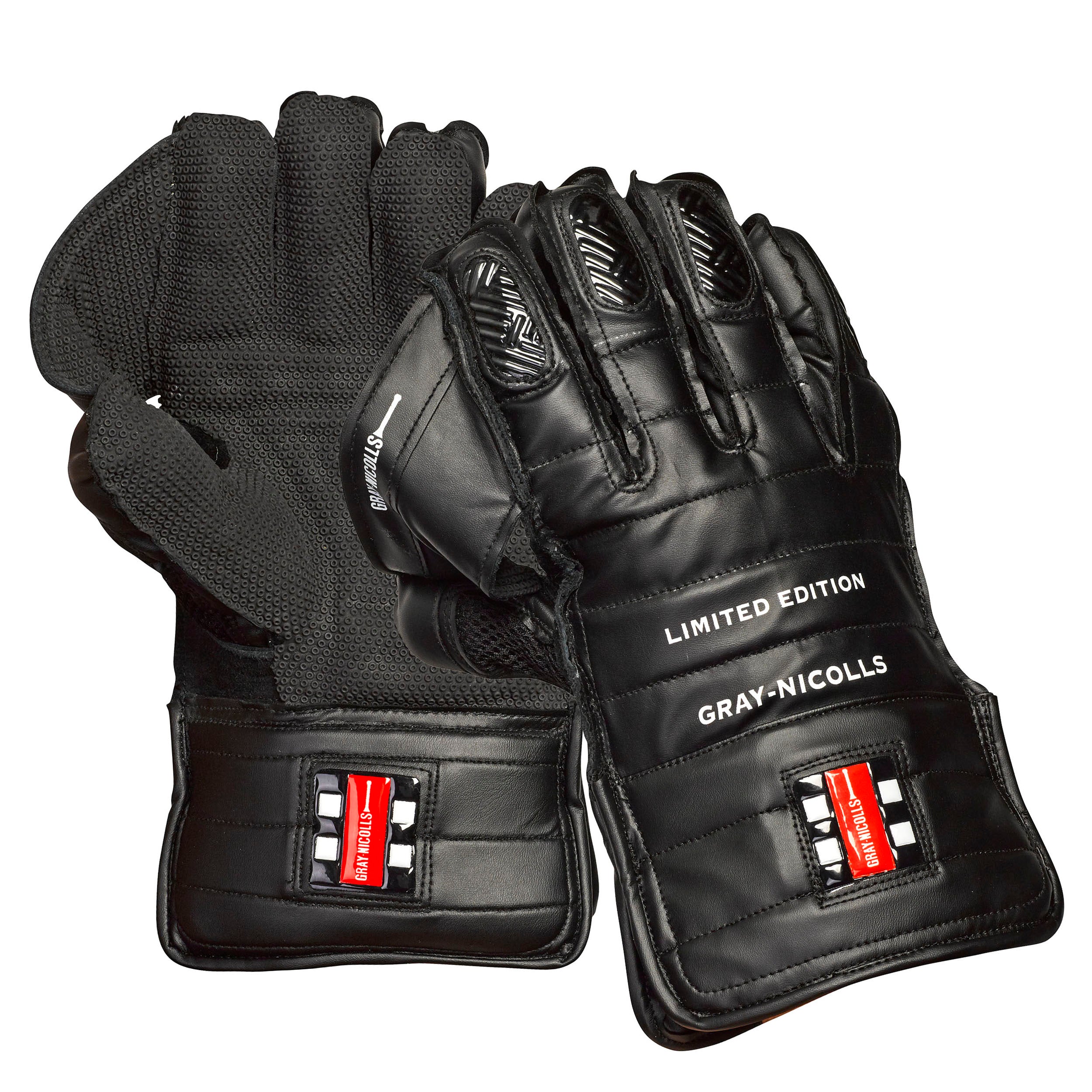 Gray Nicolls Limited Edition Black Wicket Keeping Gloves - Youth