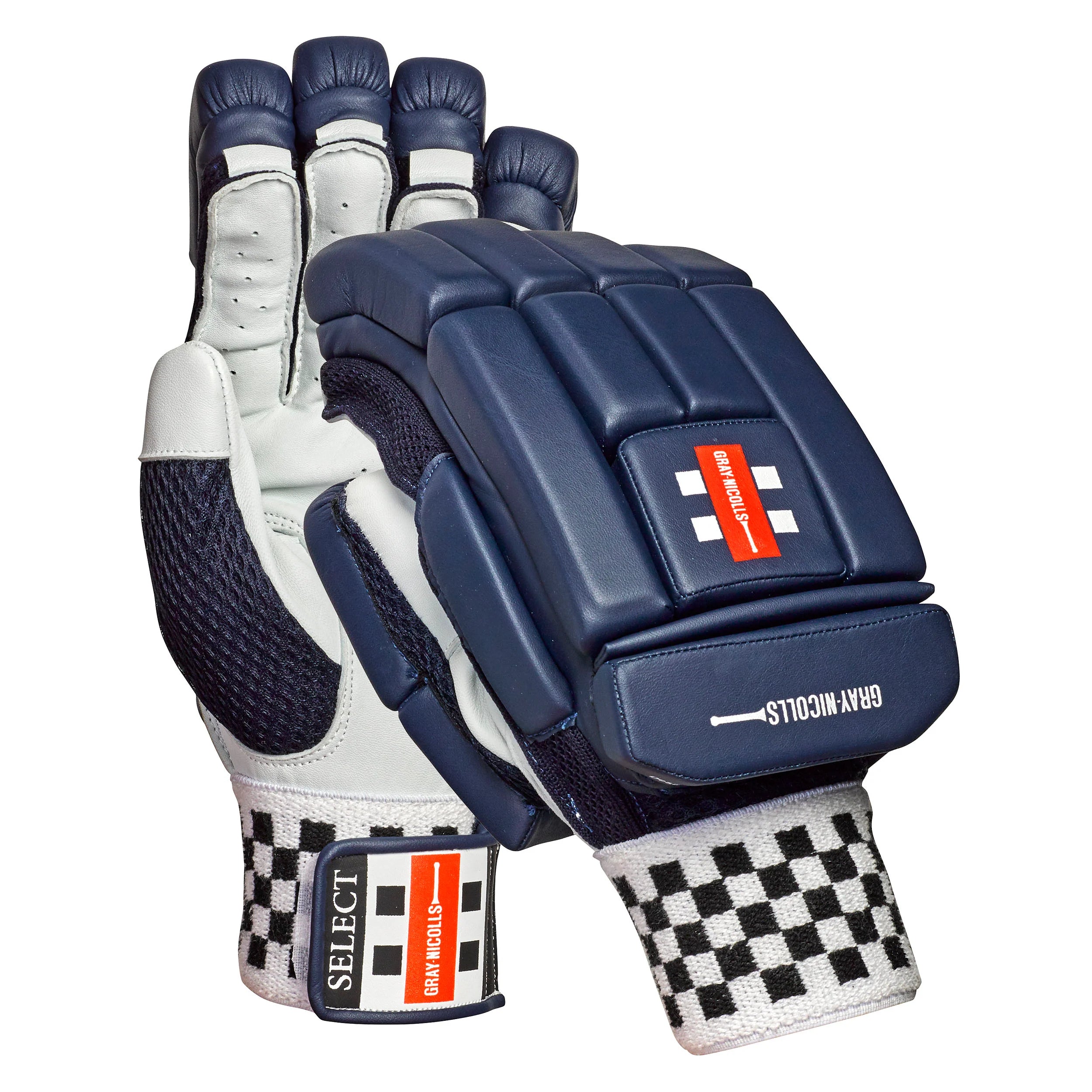 Gray Nicolls Select Cricket Batting Gloves - Senior Navy