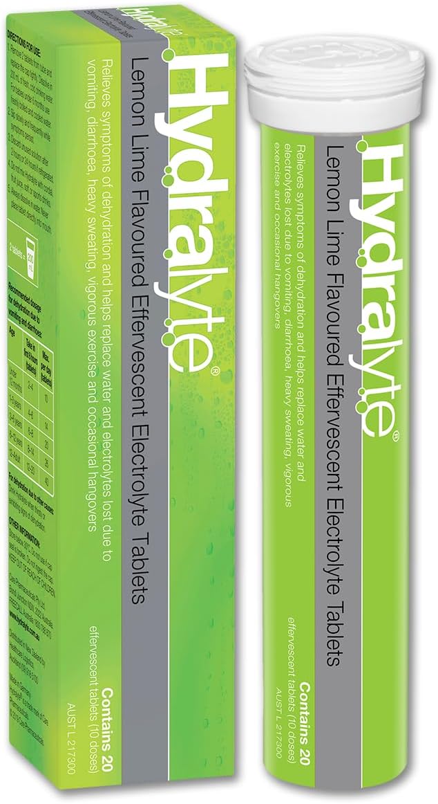 Hydralyte Tablets Lemon/ Lime - Pack of 20