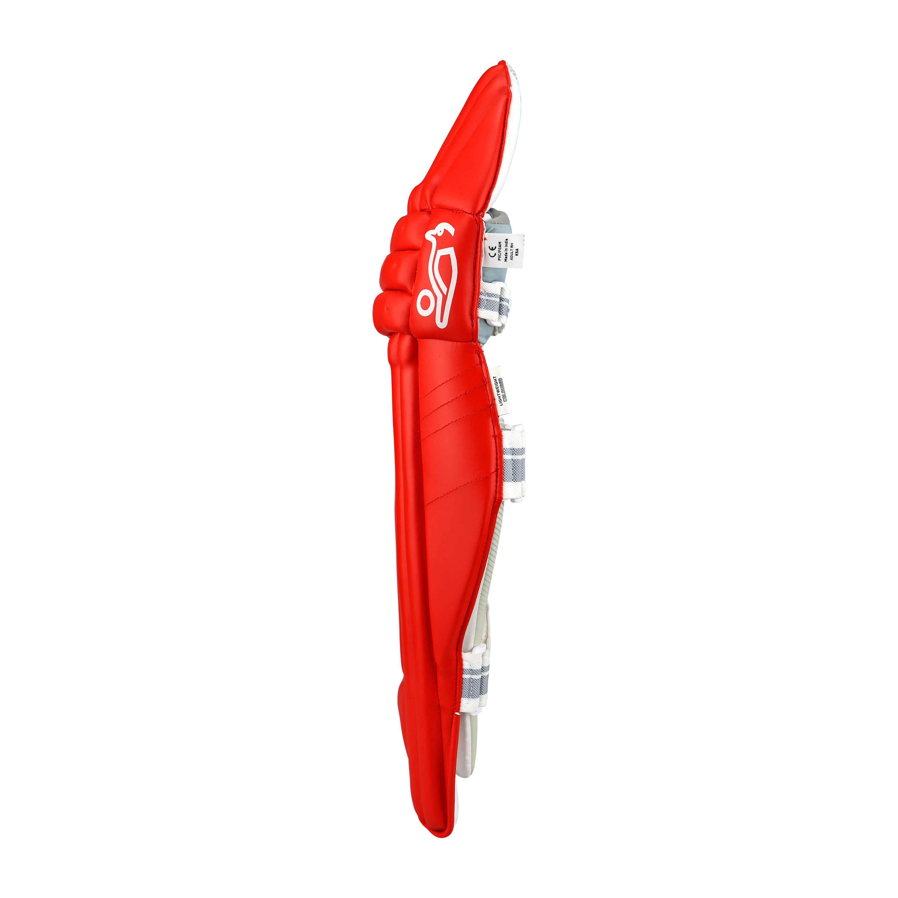 Kookaburra Lightweight Red Cricket Batting Legguard - Adult