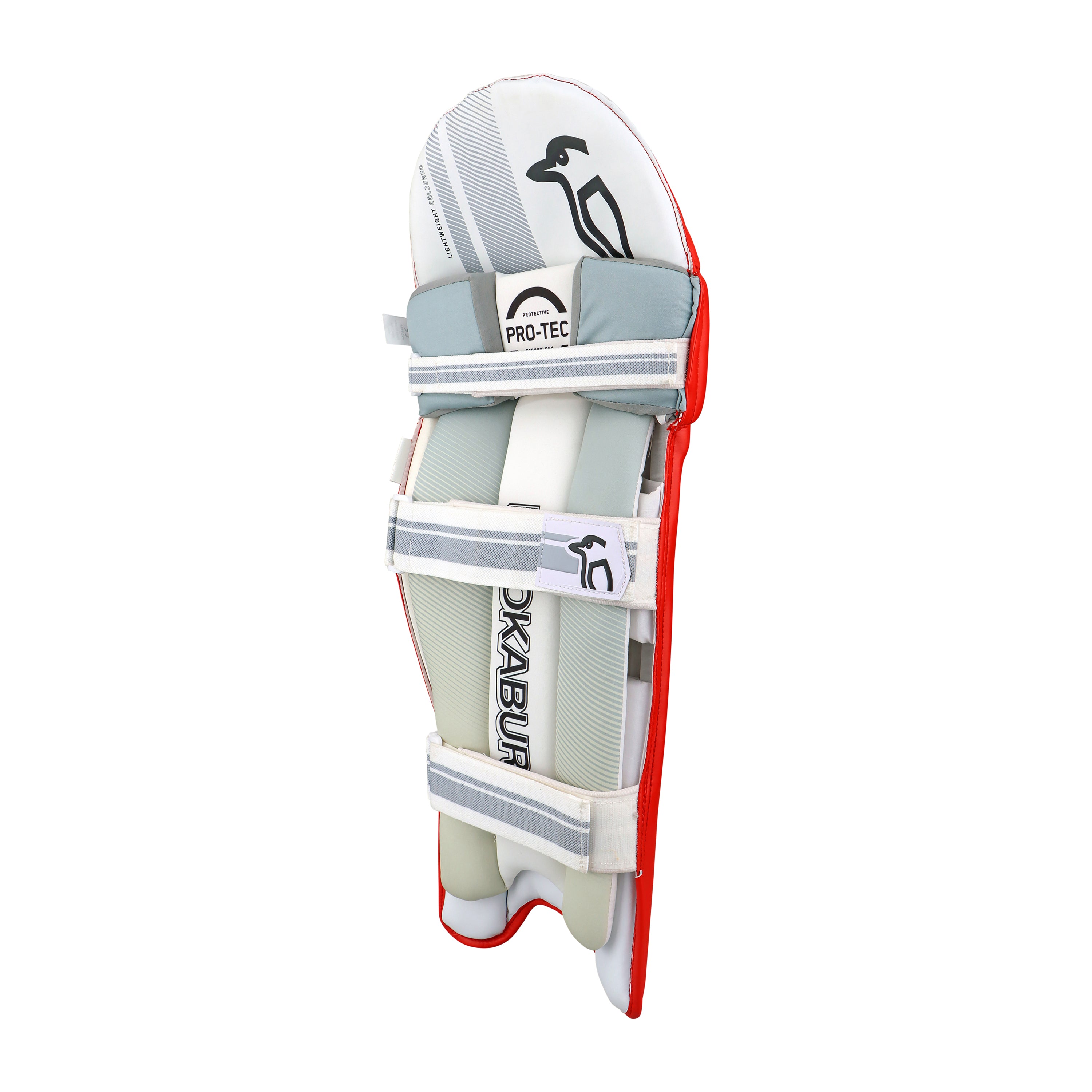 Kookaburra Lightweight Red Cricket Batting Legguard - Adult