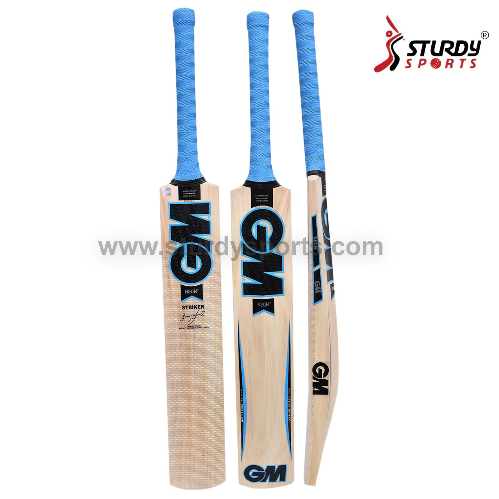 Gunn & Moore GM Neon Striker Kashmiri Willow Cricket Bat - Size 6
