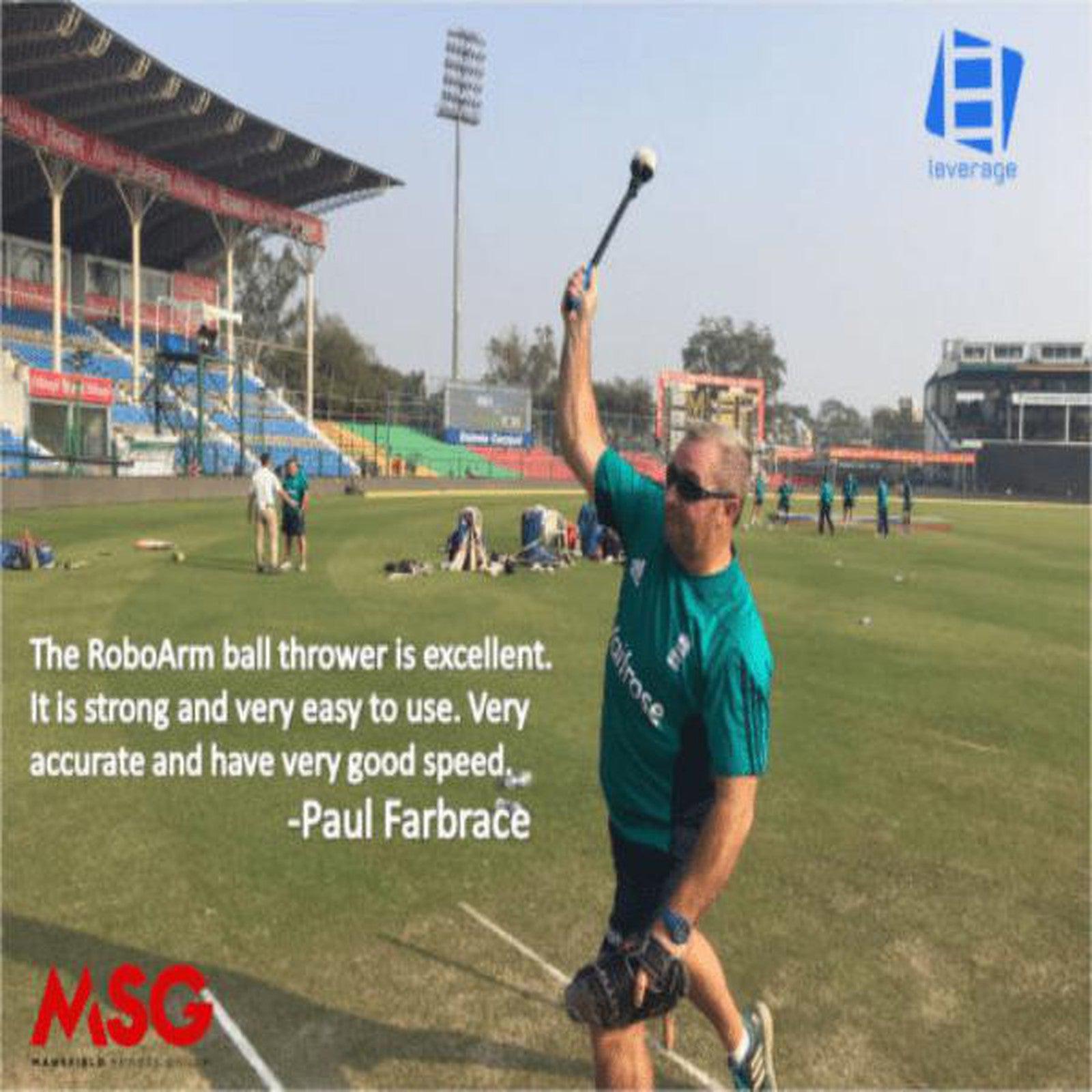 Leverage RoboArm Ball Thrower