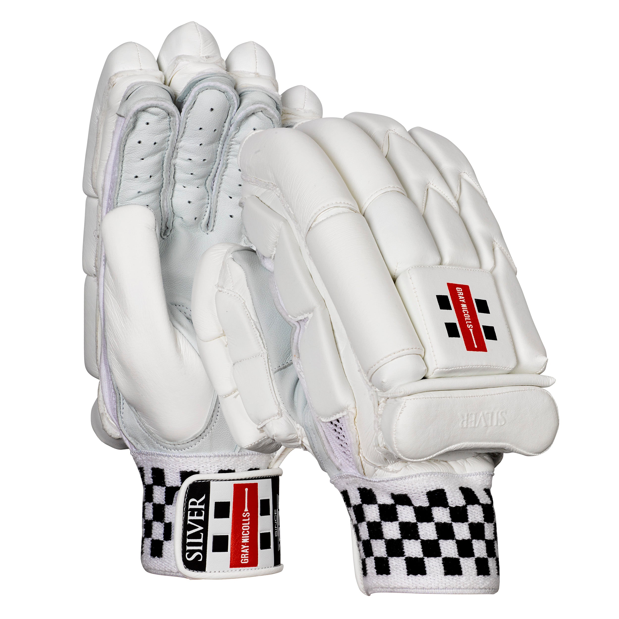 Gray Nicolls Silver Batting Gloves - Narrow Fit