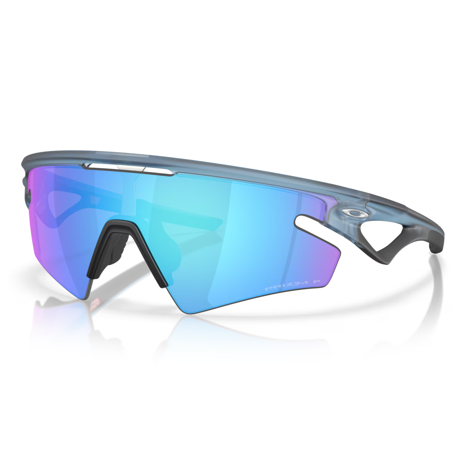Oakley SPHAERA SLASH Matte Transparent Stonewash - Prizm Sapphire Polarized Sunglasses