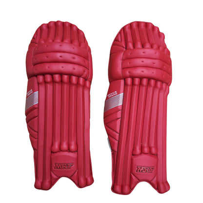 MRF Genius Grand Batting Pads - Red Senior