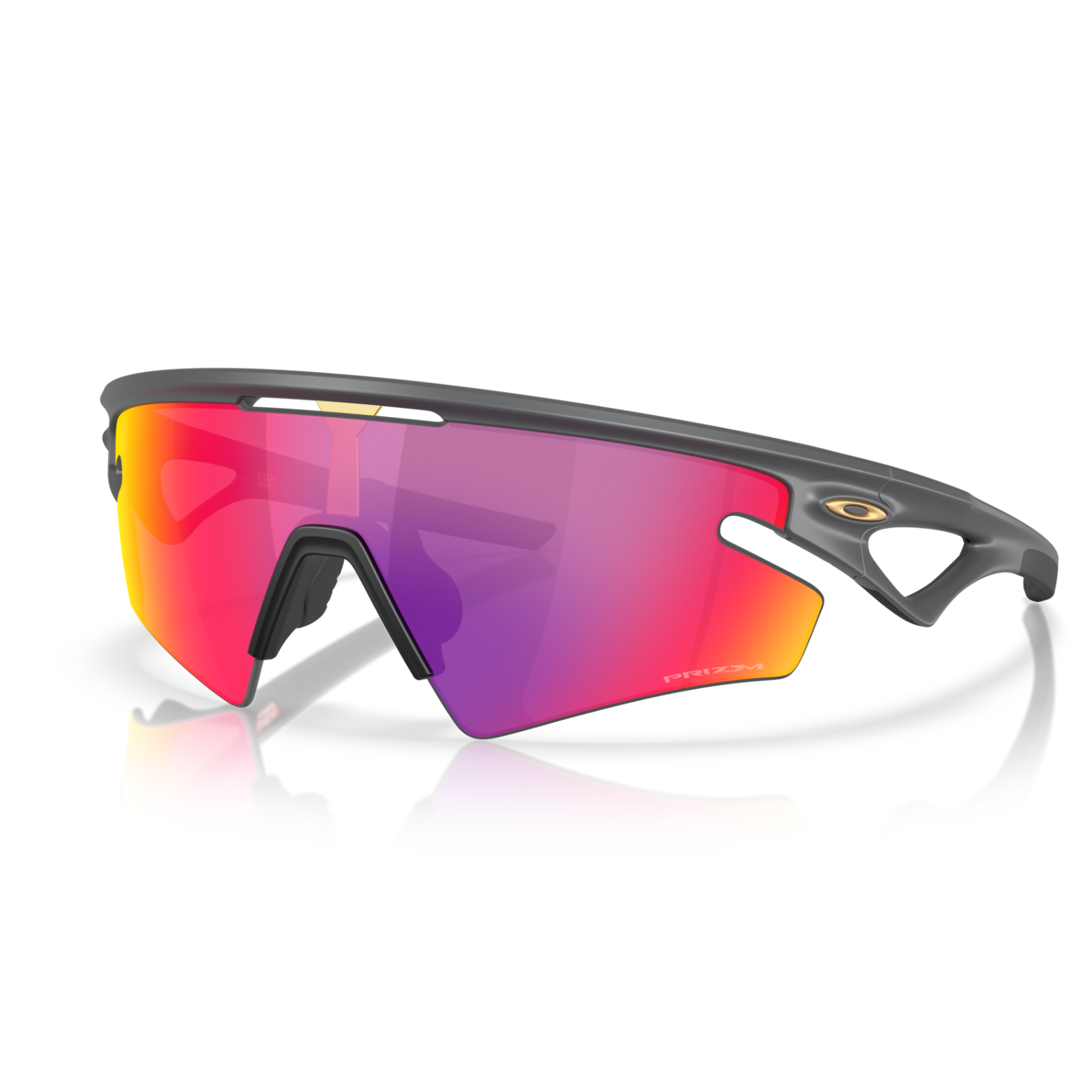 Oakley SPHAERA SLASH Matte Carbon - Prizm Road Sunglasses