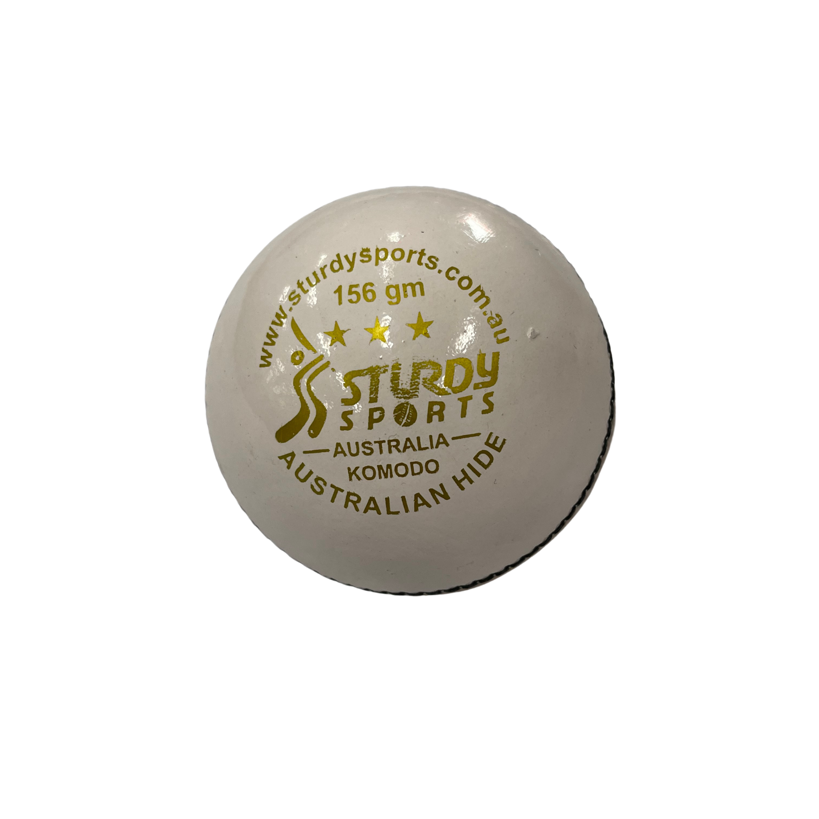 Sturdy Komodo White 2 Piece Cricket Ball - Senior