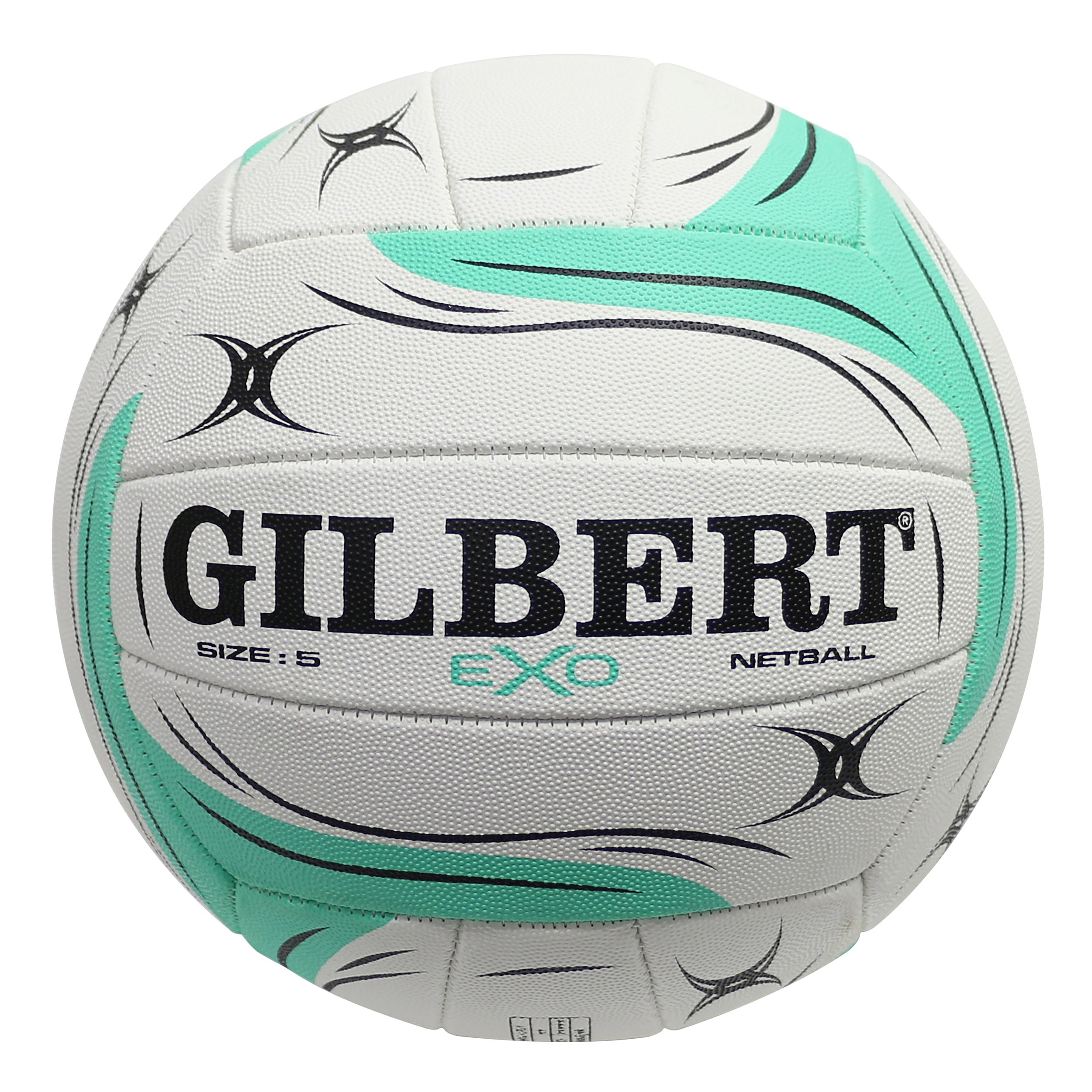 Gilbert Exo Trainer White Netball - Size 5