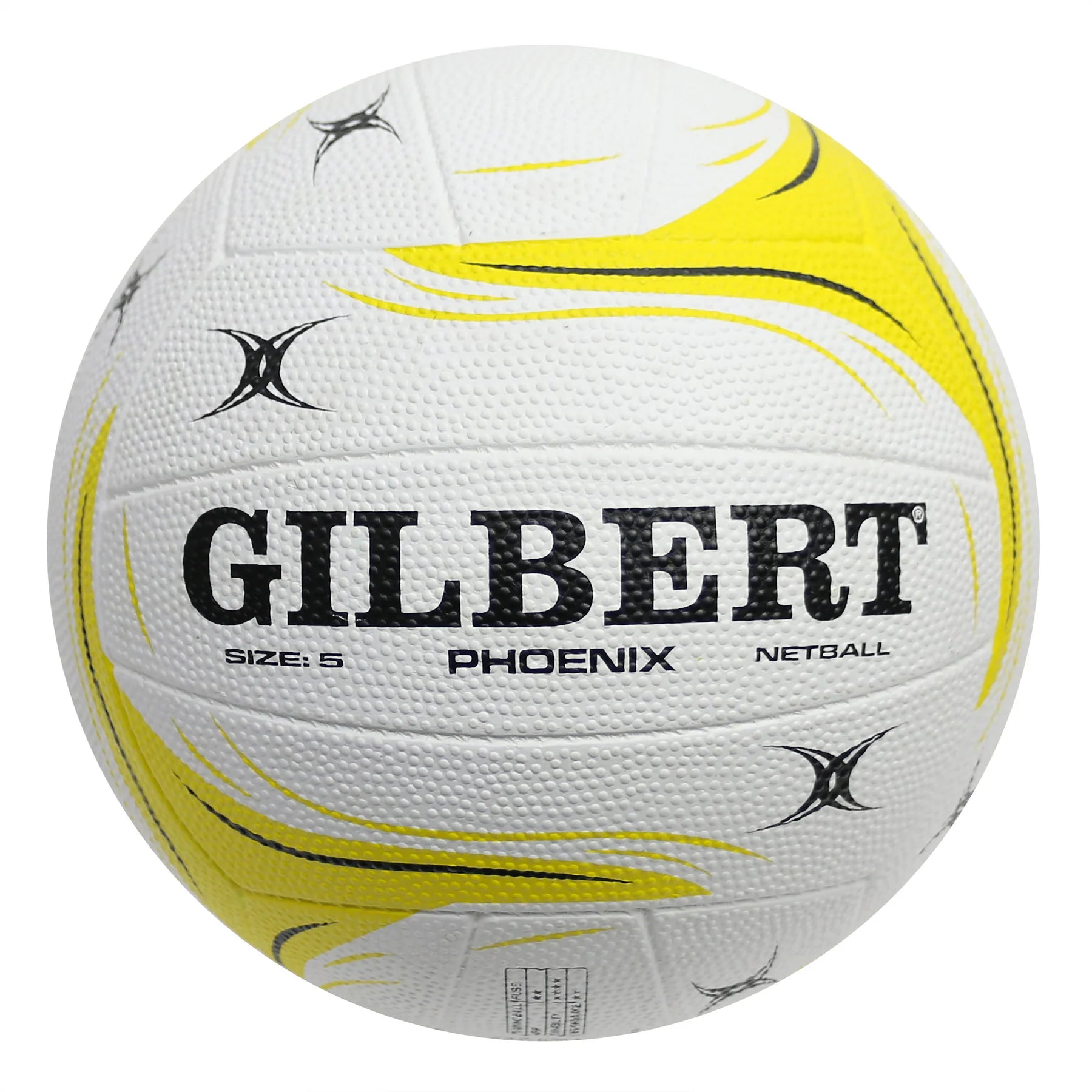 Gilbert Phoenix White Netball - Size 5