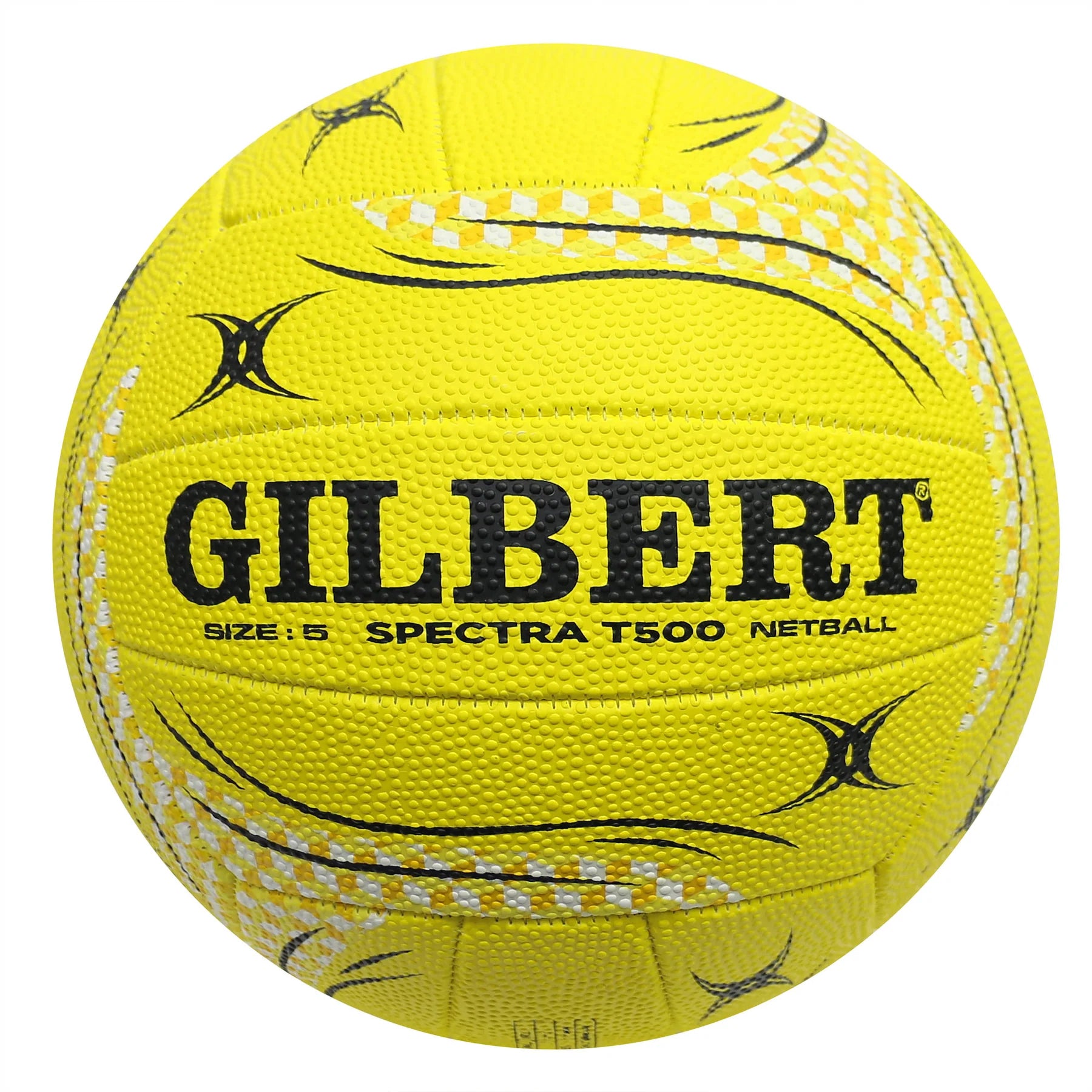 Gilbert Spectra T500 Yellow Netball - Size 5