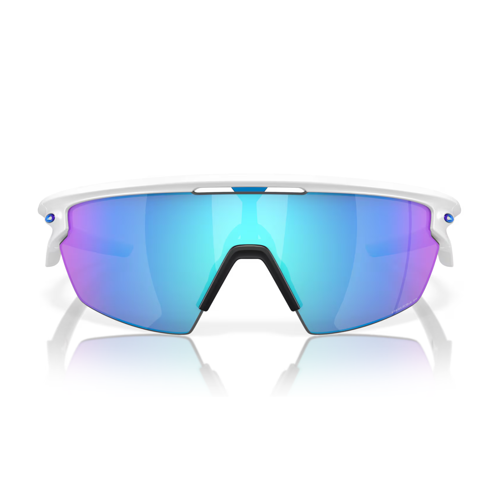 Oakley Sphaera Matte White - Prizm Sapphire Polarized Sunglasses