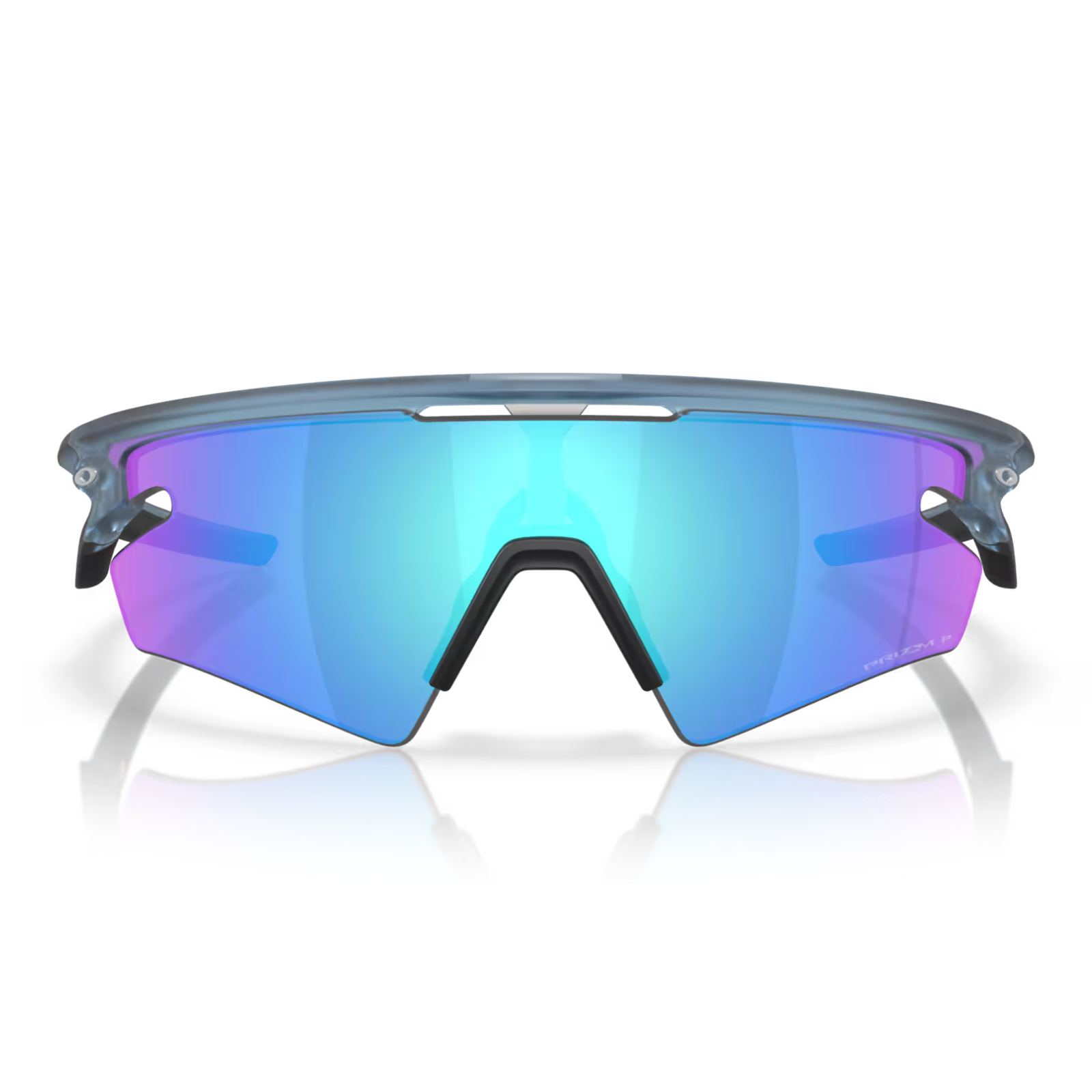 Oakley SPHAERA SLASH Matte Transparent Stonewash - Prizm Sapphire Polarized Sunglasses