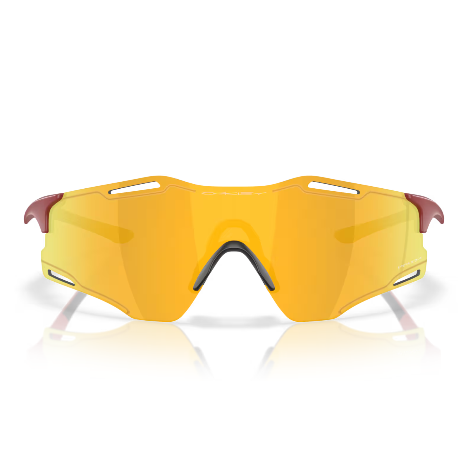 Oakley CYBR ZERO Matte Iron Red - Prizm 24K Sunglasses