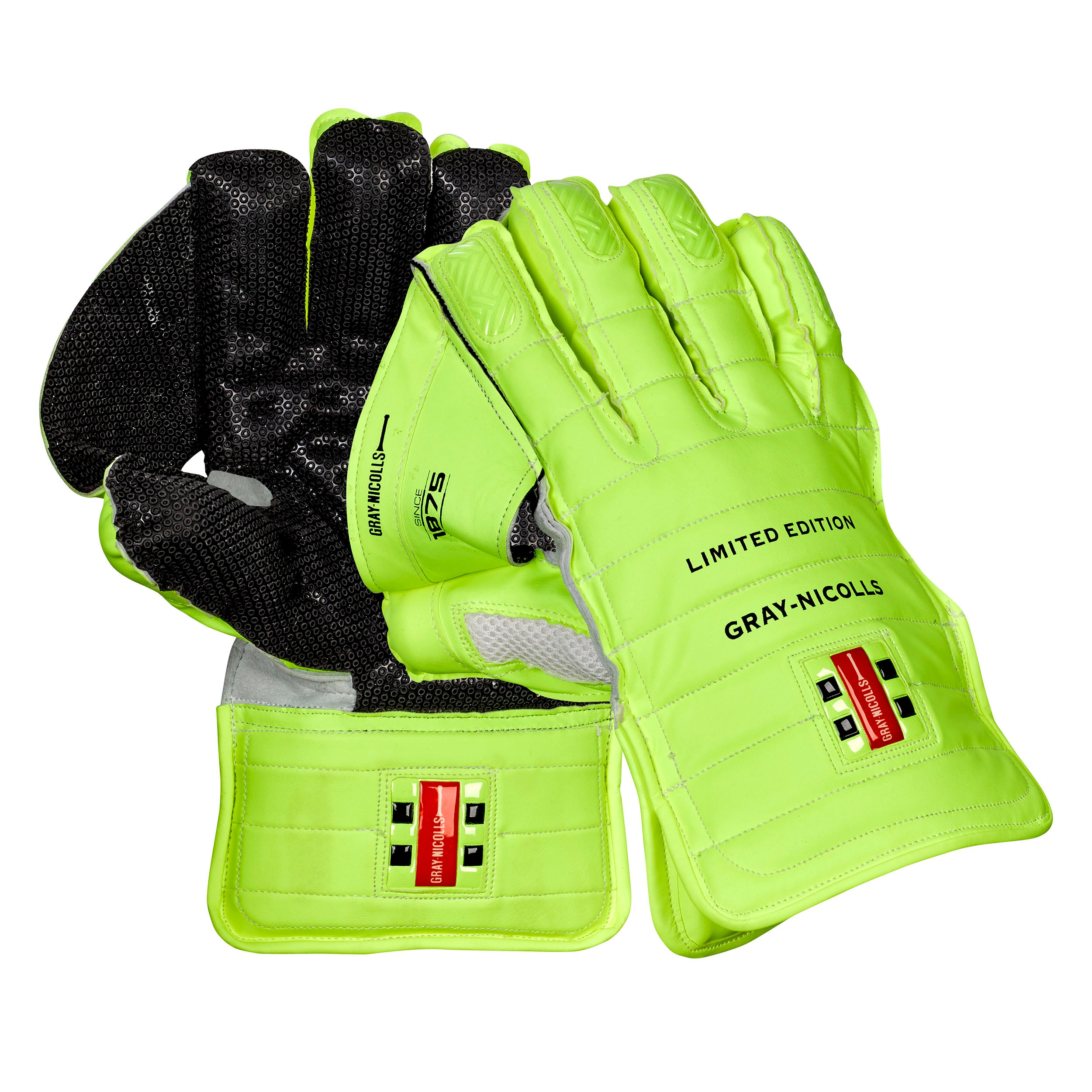 Gray Nicolls Limited Edition Yellow Wicket Keeping Gloves - Youth