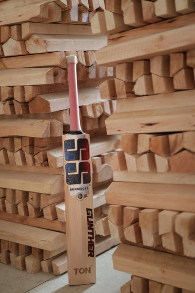 SS Gunther Blue Cricket Bat - Adult