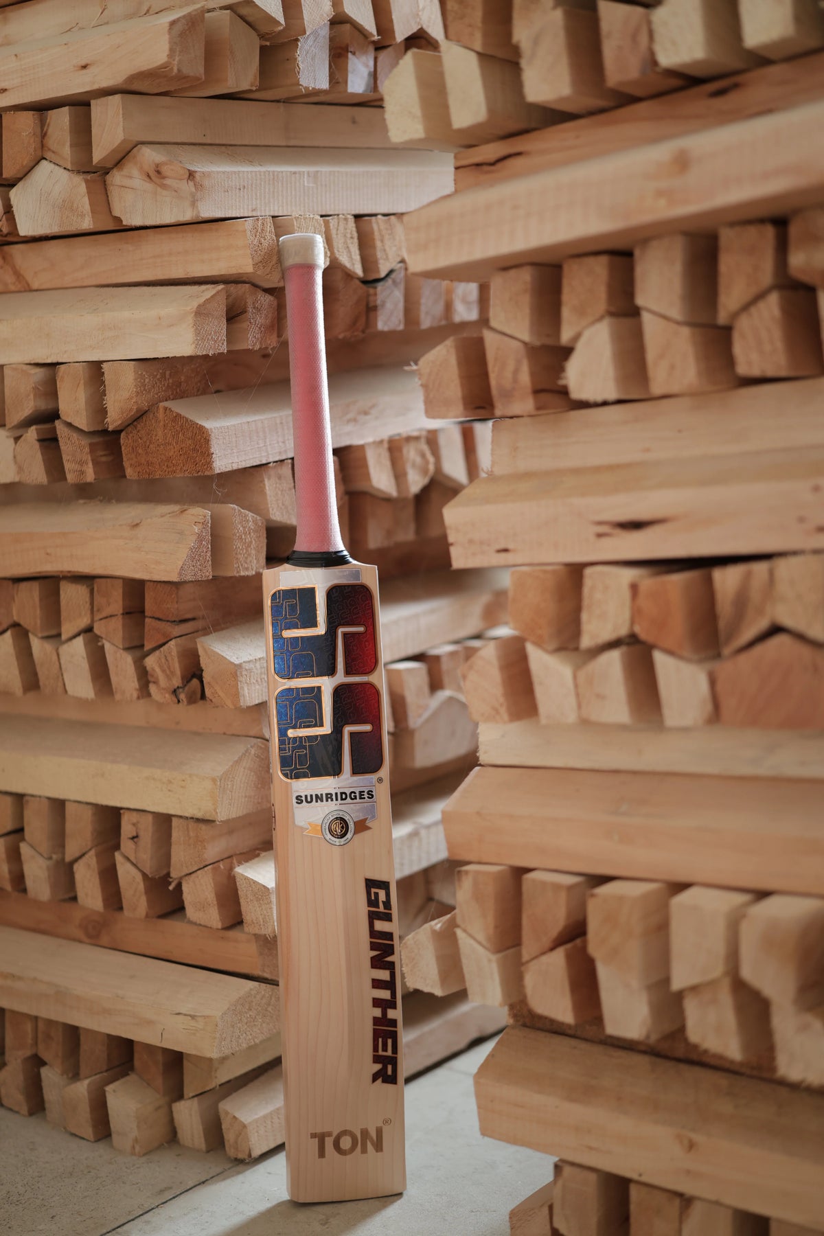 SS Gunther Blue Cricket Bat - Adult