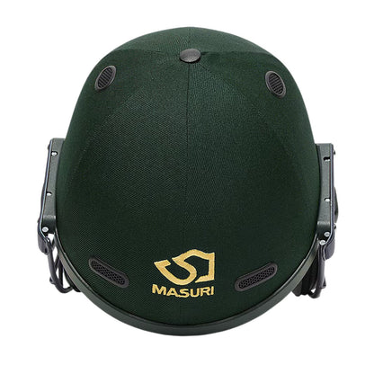 Masuri E Line Titanium Green Cricket Helmet - Senior