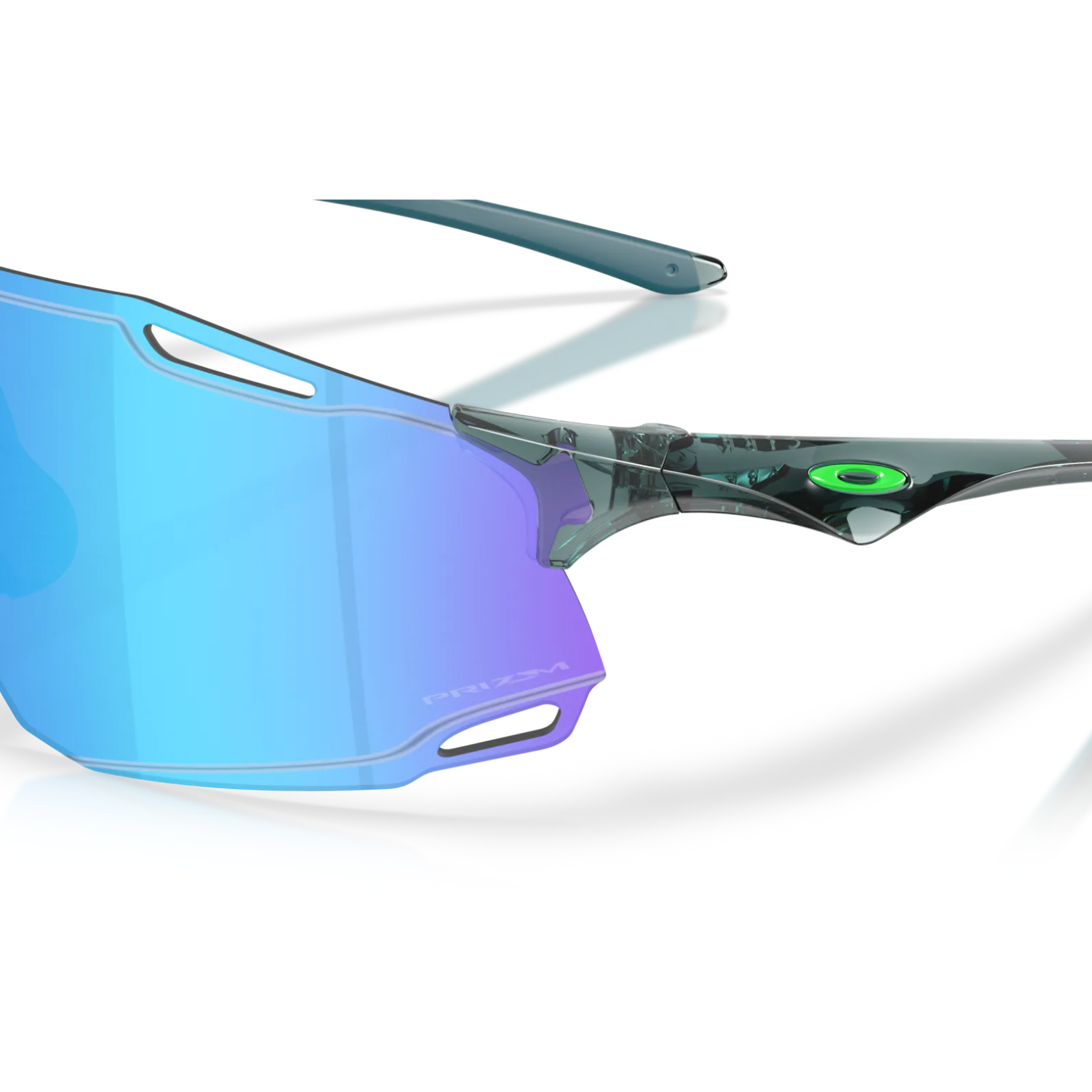 Oakley CYBR DYNO Polished Black - Prizm Sapphire Sunglasses