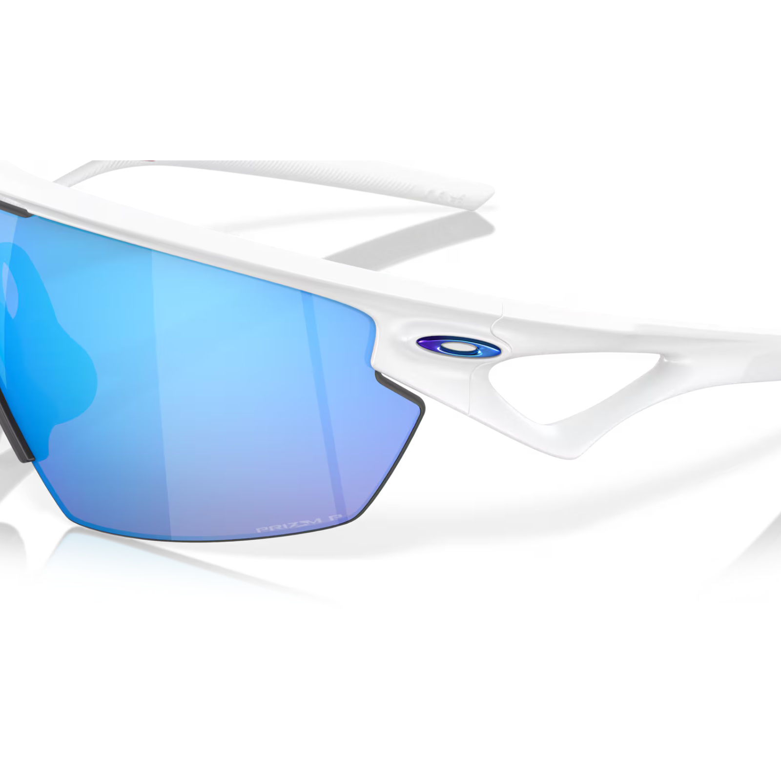 Oakley Sphaera Matte White - Prizm Sapphire Polarized Sunglasses