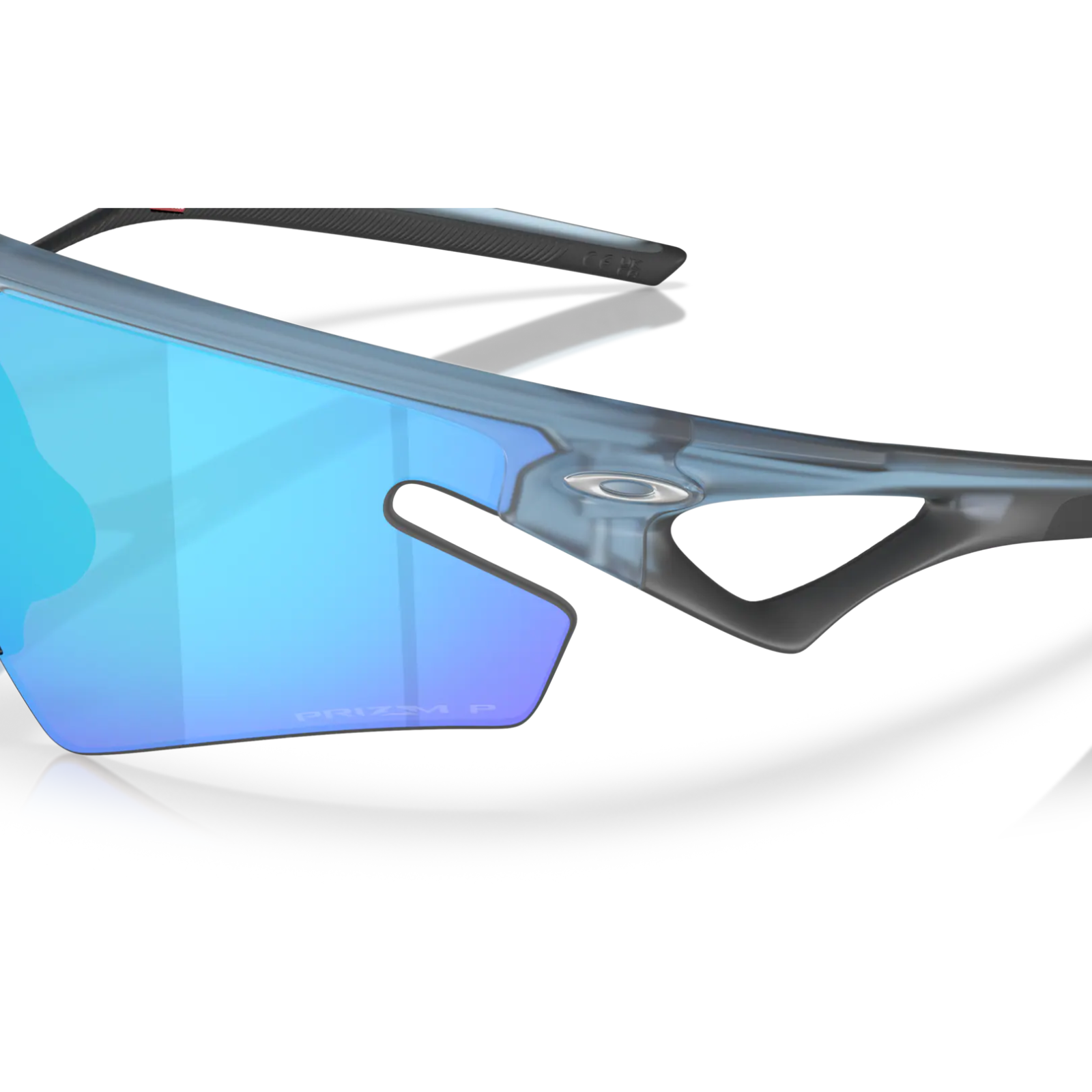 Oakley SPHAERA SLASH Matte Transparent Stonewash - Prizm Sapphire Polarized Sunglasses