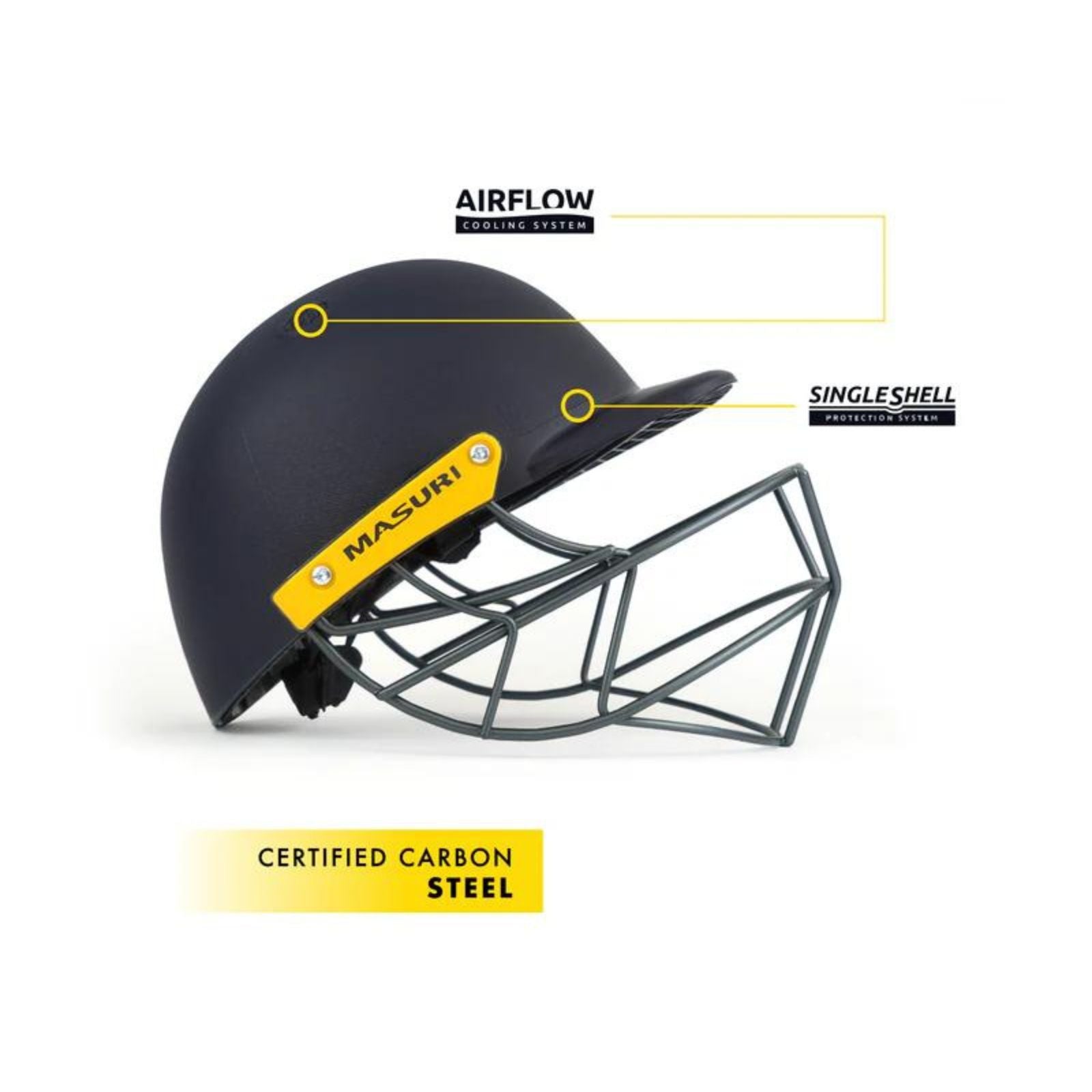 Masuri C Line Cricket Helmet with Adjuster - Senior
