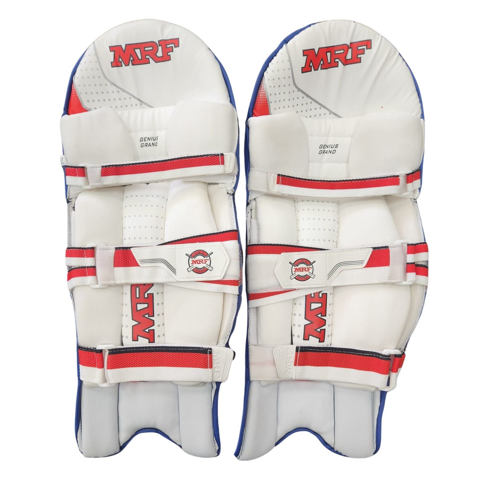 MRF Genius Grand Batting Pads - Royal Blue Senior