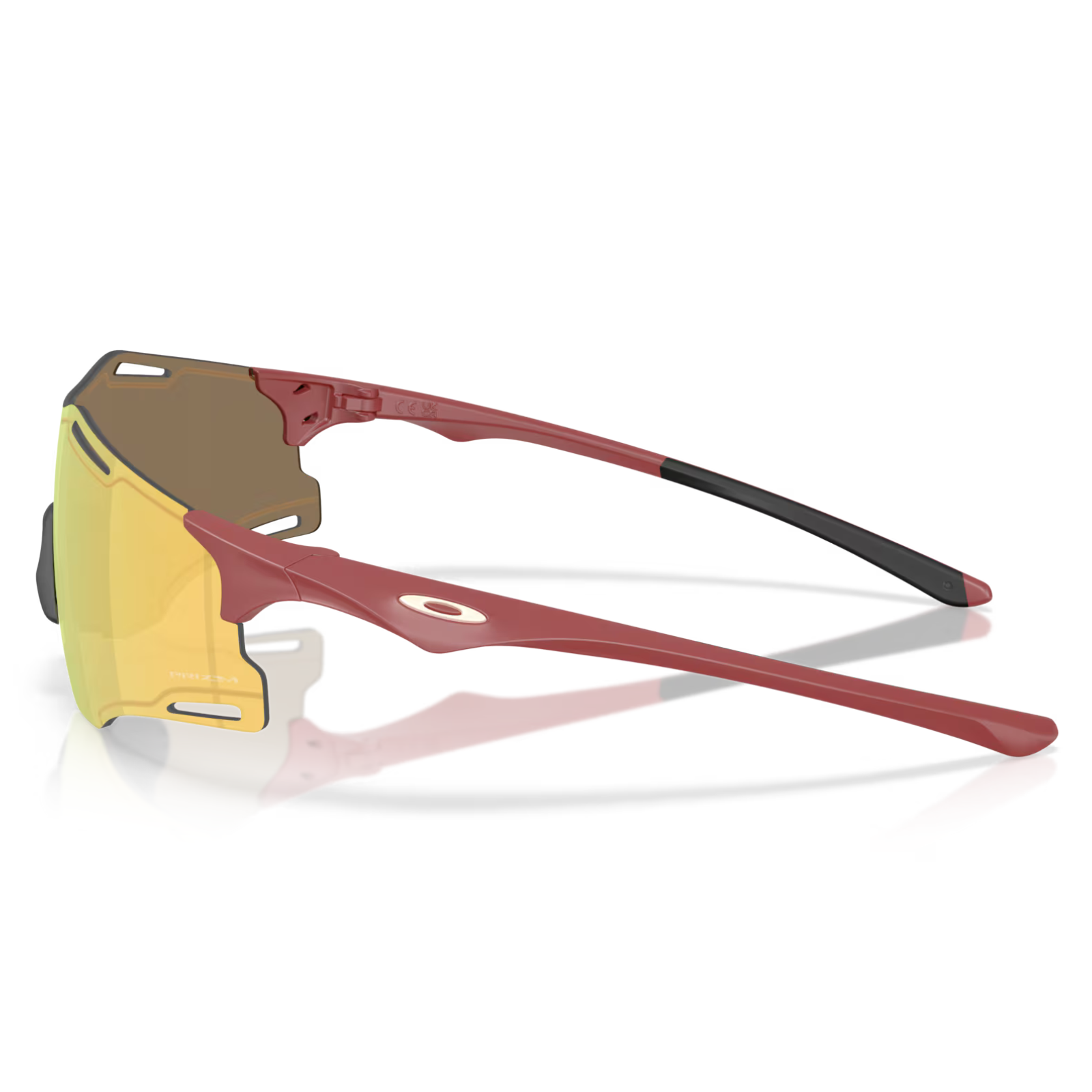 Oakley CYBR ZERO Matte Iron Red - Prizm 24K Sunglasses