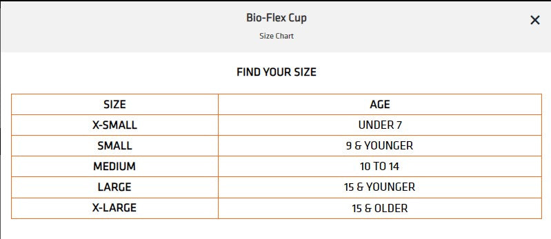 Shock Doctor Bio Flex Cup - Youth