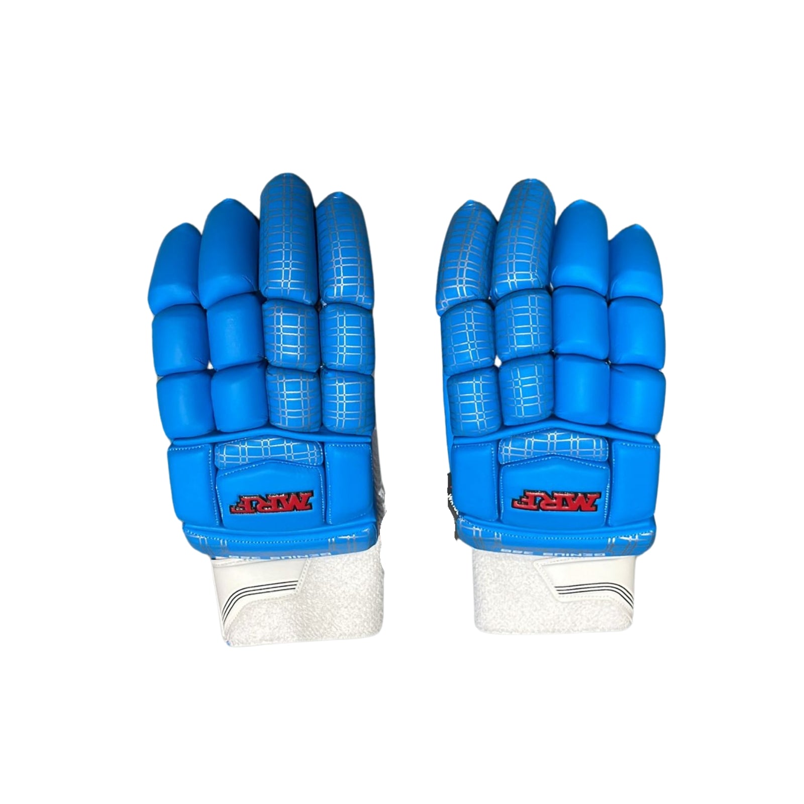 MRF Genius 360 Batting Gloves - Senior Sky Blue