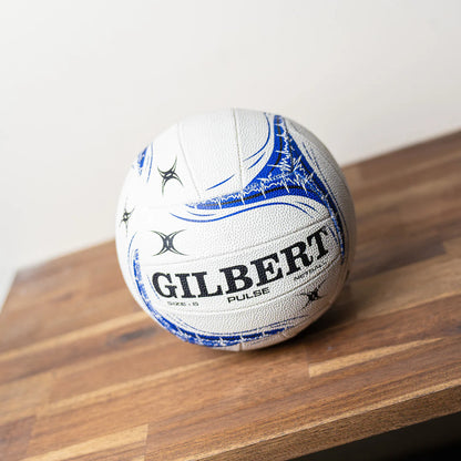 Gilbert Pulse Netball White - Size 5