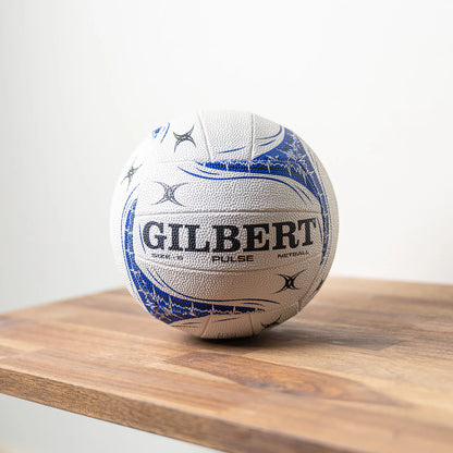 Gilbert Pulse Netball White - Size 5