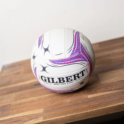 Gilbert Spectra T500 White Netball - Size 4