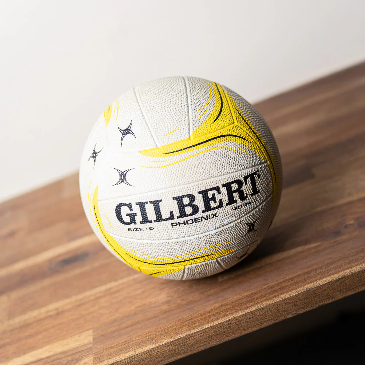 Gilbert Phoenix White Netball - Size 5