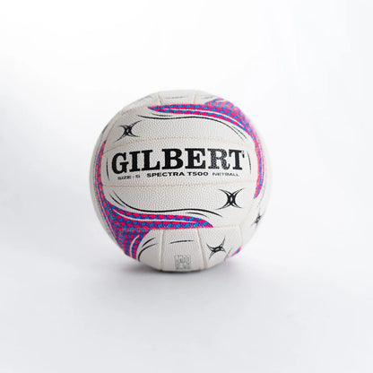 Gilbert Spectra T500 White Netball - Size 5