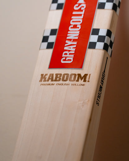 Gray Nicolls David Warner Kaboom Premier Cricket Bat - Senior Long Blade