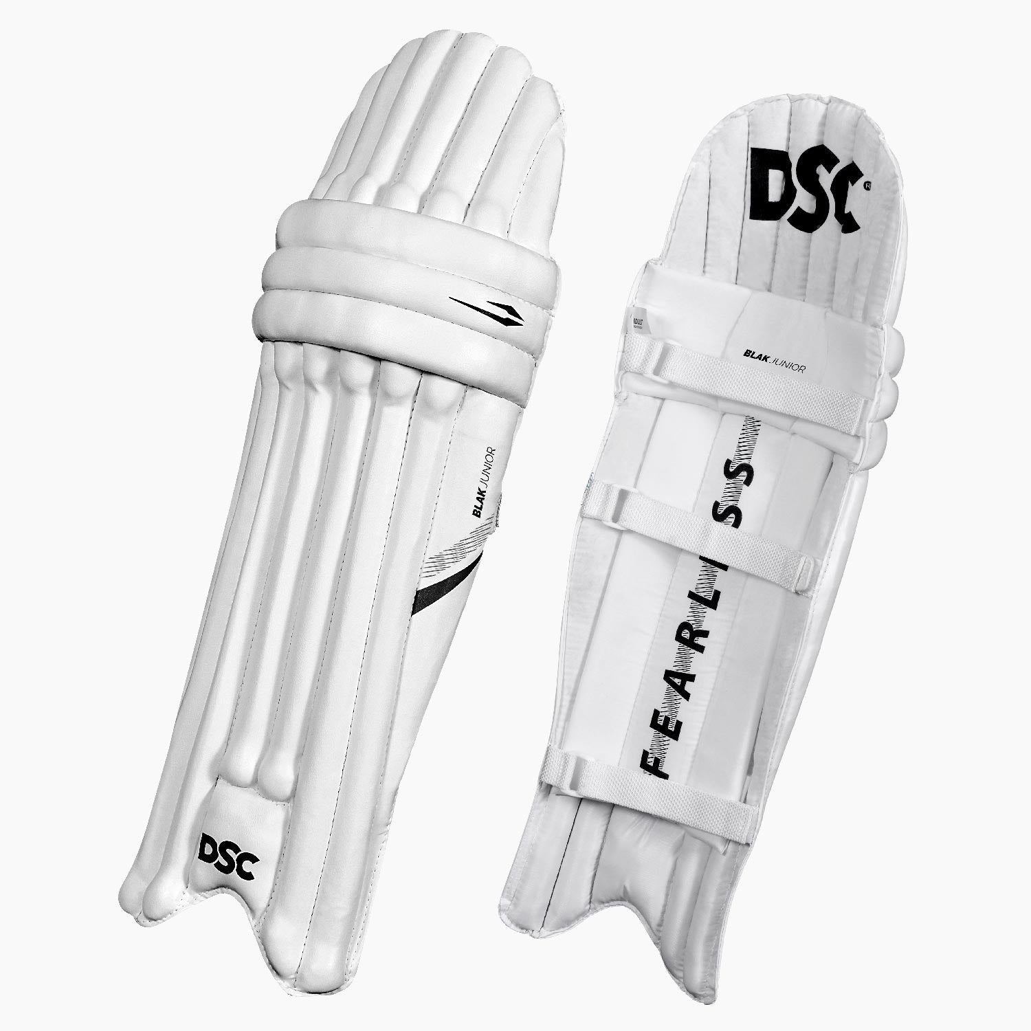 DSC Blak Junior Batting Leg Guard - Small Junior