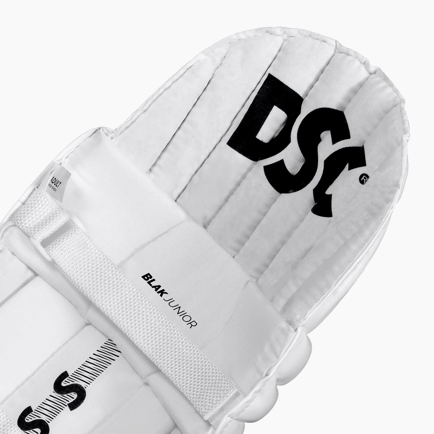 DSC Blak Junior Batting Leg Guard - 2XS Junior