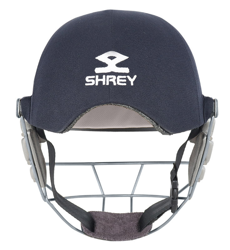 Shrey Performance Wicket Keeping Cricket Helmet - Navy Junior