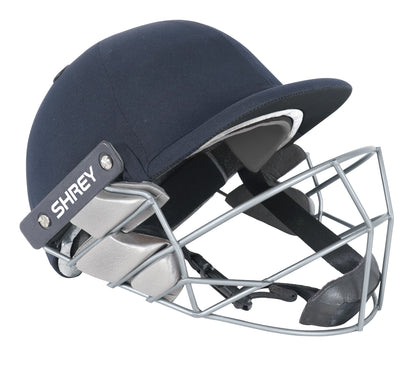 Shrey Performance Wicket Keeping Cricket Helmet - Navy Senior