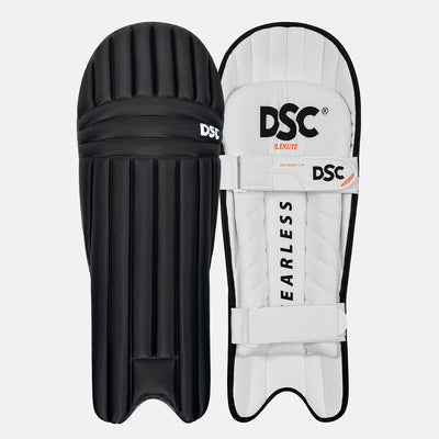 DSC Flexlite Batting Leg Guard - Adult Black