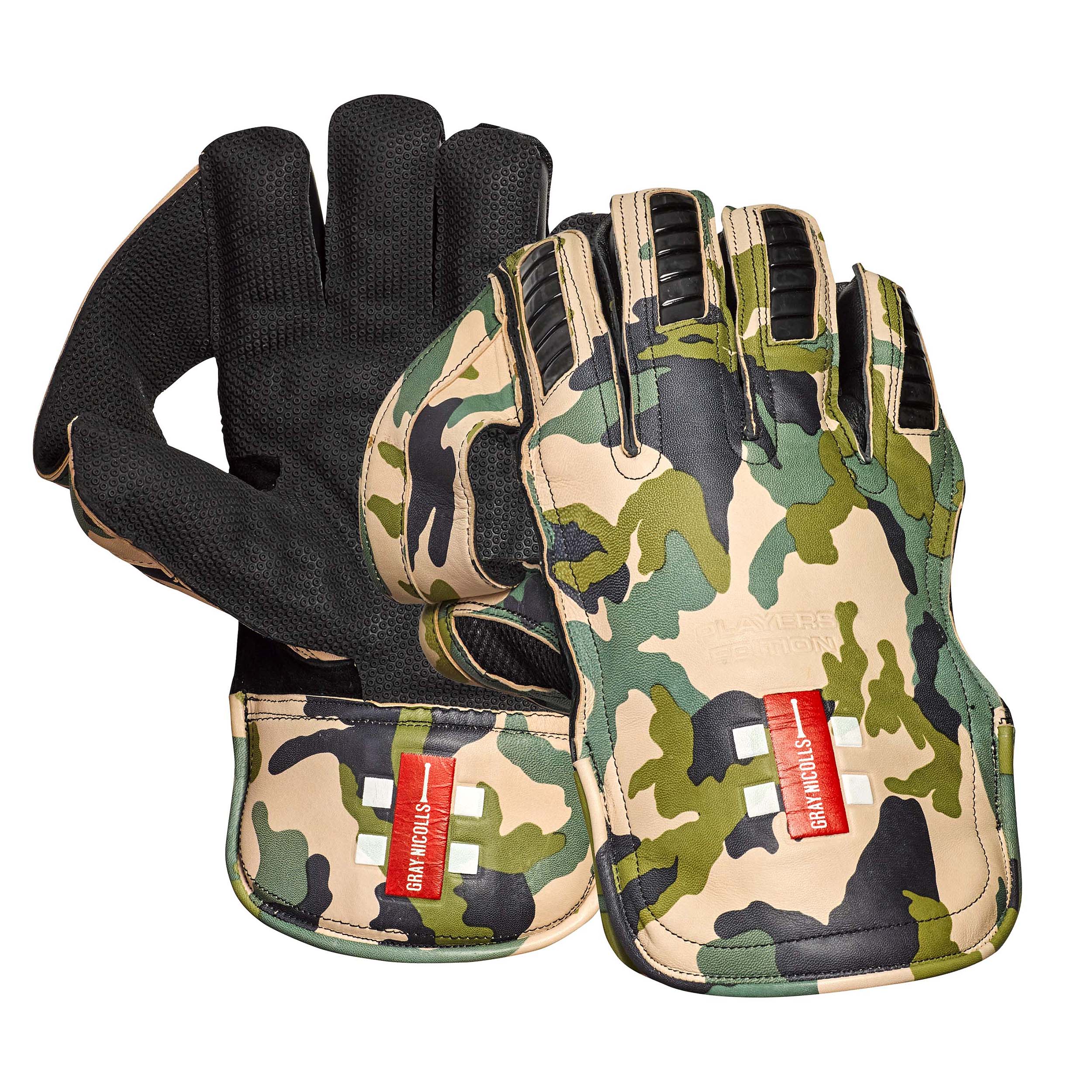 Gray Nicolls Limited Edition Players Camo Wicket Keeping Gloves - Senior