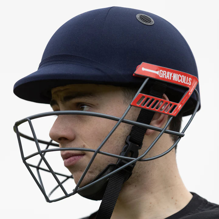 Gray Nicolls Steel Ultimate Helmet - Senior Navy