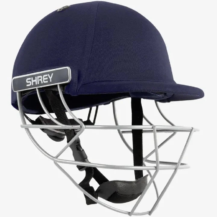 Shrey Classic 2.0 Helmet With Adjustment Dial & Neck Guard - Navy Blue Senior
