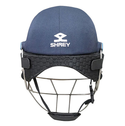 Shrey Performance 2.0 Steel Cricket Helmet With Neck Guard - Navy Blue Senior