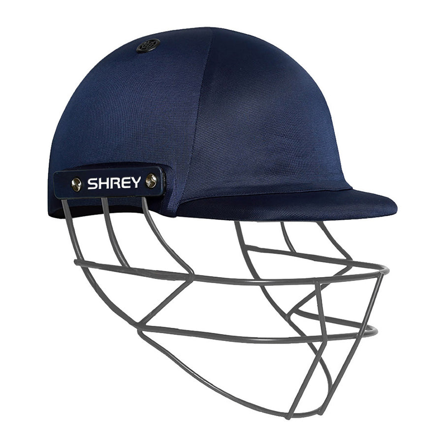 Shrey Performance 2.0 Steel Cricket Helmet With Neck Guard - Navy Blue Senior